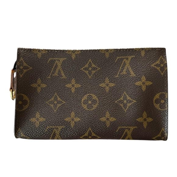 Authentic Louis Vuitton Monogram Leather Mini Bucket Bag Pouch - Picture 5 of 10